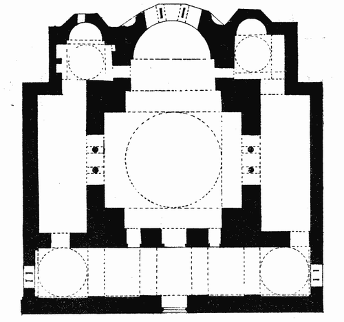 Plan of the Chora (restored).