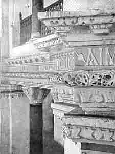 SS. Sergius and Bacchus. Portion of the Entablature.
