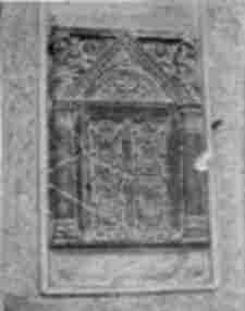 Sculptured Slab on the West Wall.