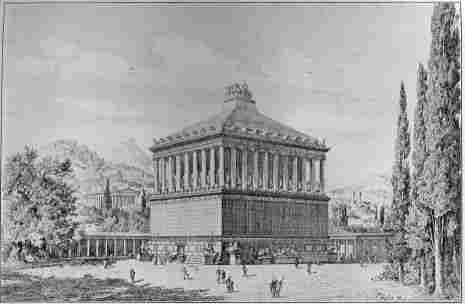 The Mausoleum At Halicarnassus As Restored By Friedrich Adler