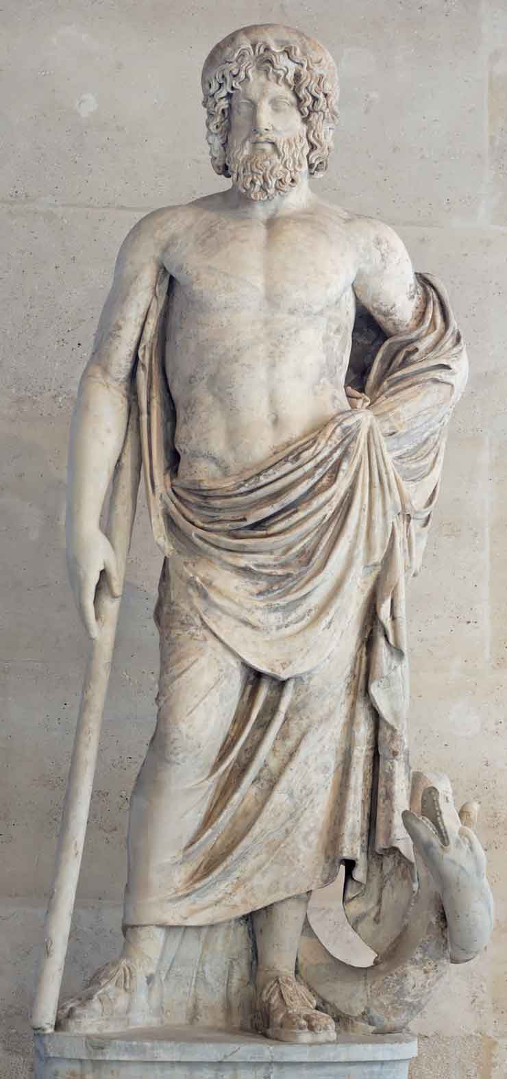 Asclepius by Timotheos, Louvre Ma639
