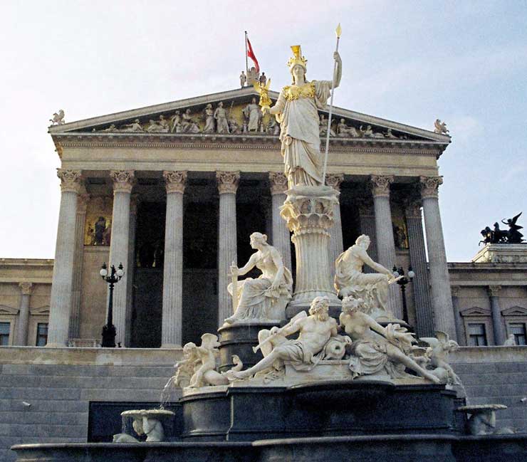 Athena, Vienna Parliament