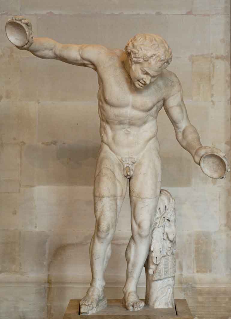 Dancing satyr Louvre Ma395