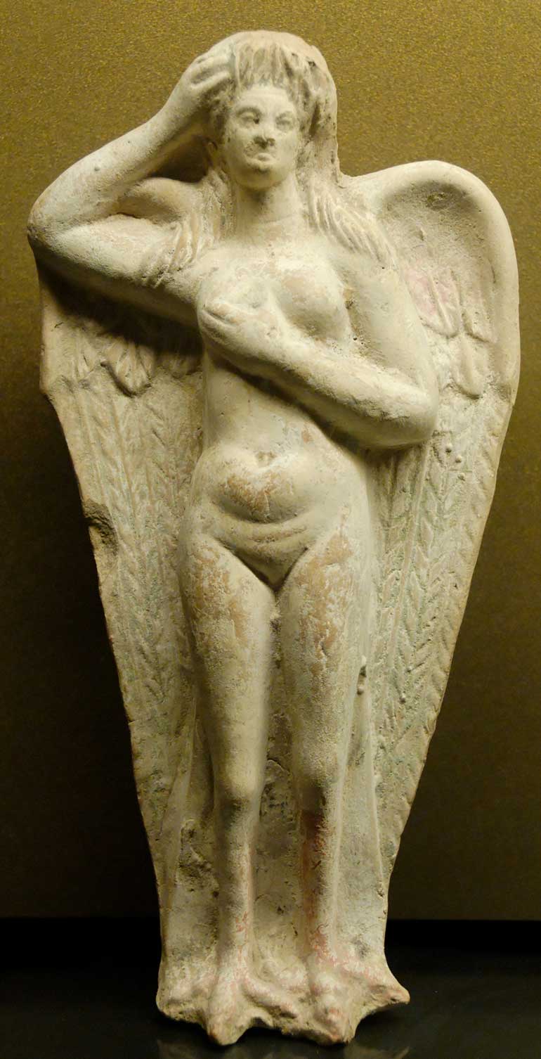 Funerary siren Louvre Myr148
