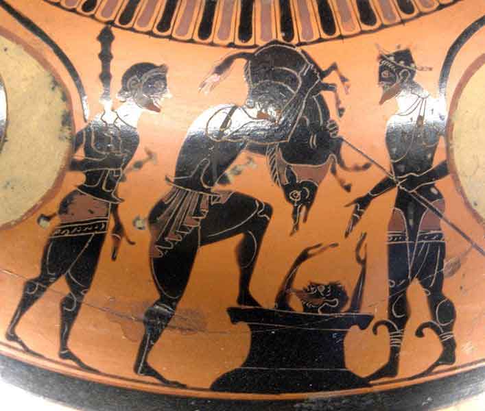 Herakles, Eurystheus and the Erymanthian Boar, F 202