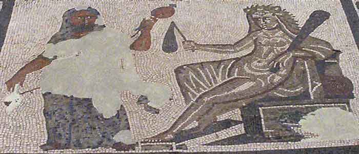 Hercules and Omphale Mosaic, Liria