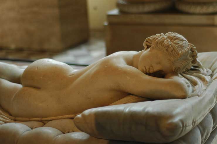 Hermaphroditos, Louvre