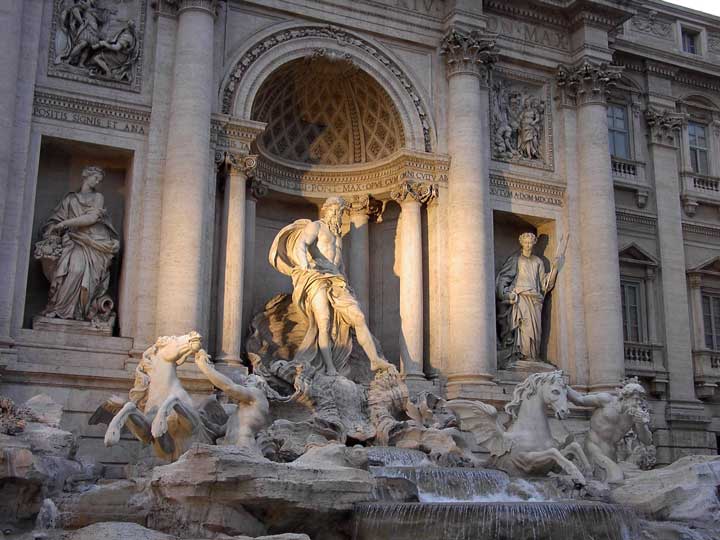 Neptune, Trevi Fountain, Rome