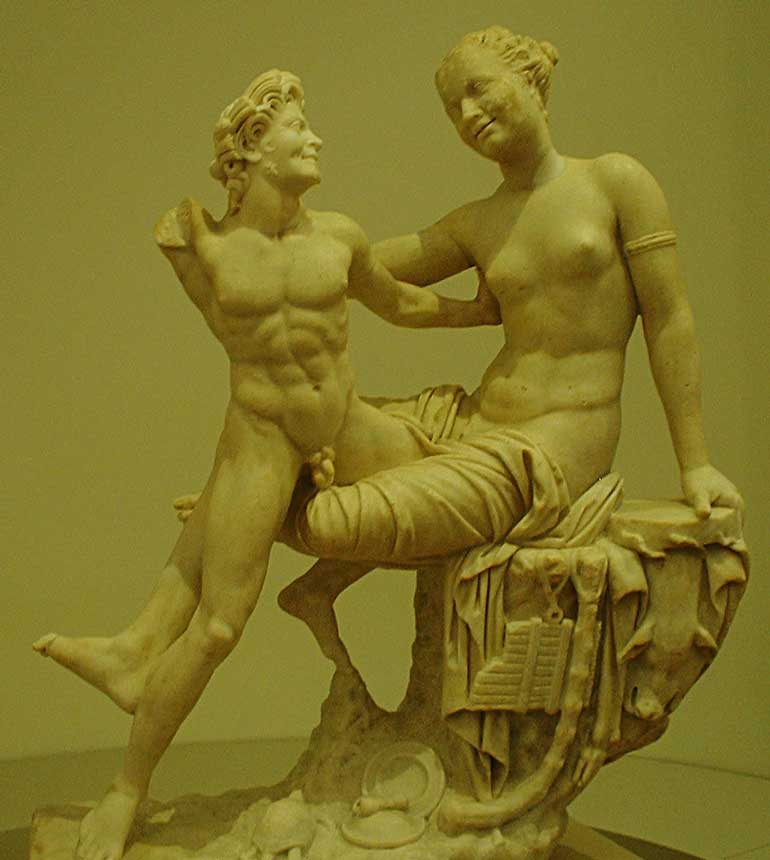 Satyr and Hermaphroditus