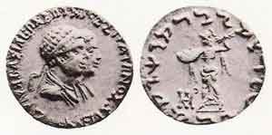 Coin of Strato I and Agathokleia