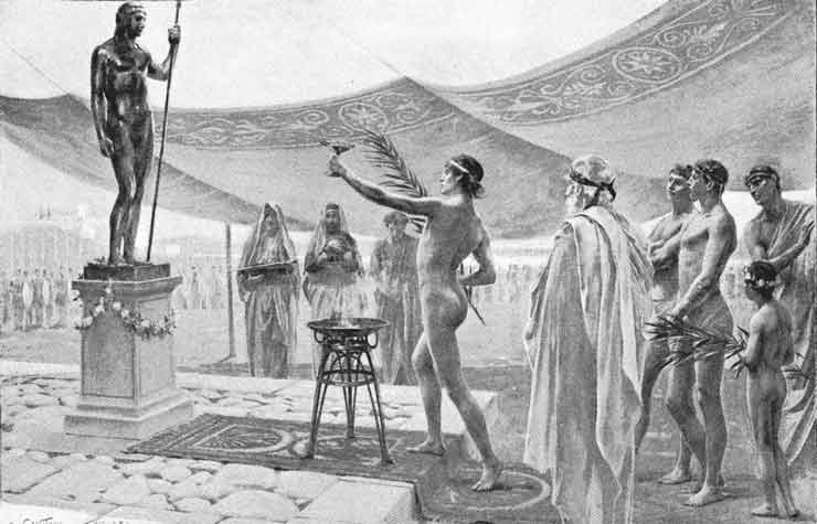 Alexander in Achilleion / Ilion