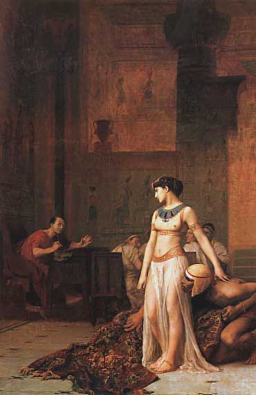 Kleopatra vor Caesar, Jean-Leon Gerome