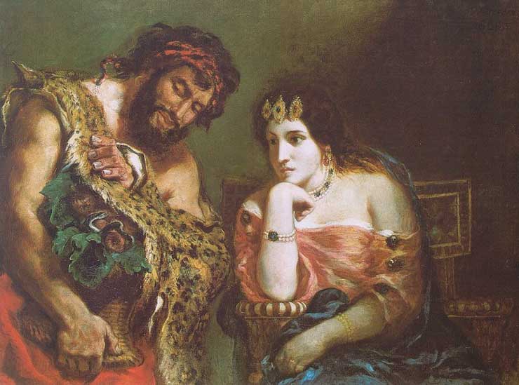 Kleopatra, Delacroix
