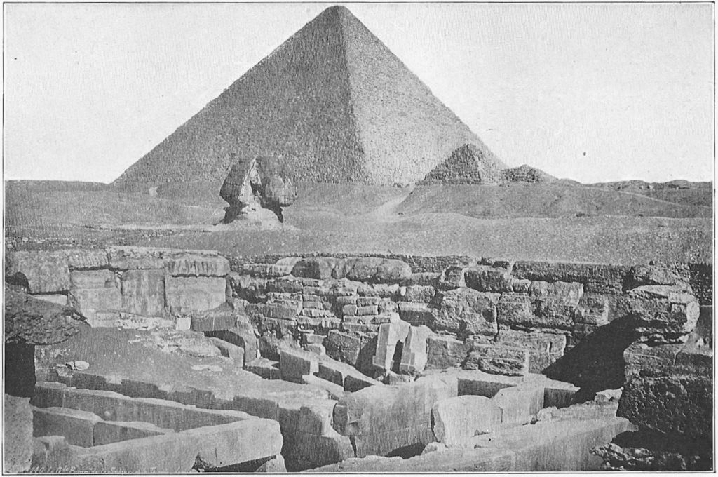 Great Pyramid, Sphinx and Temple of Armachis.