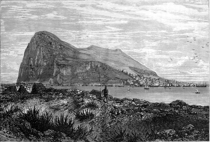 THE ROCK OF GIBRALTAR: FROM THE MAINLAND
