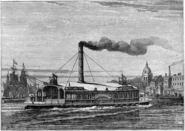 FERRY-BOAT, NEW YORK HARBOUR