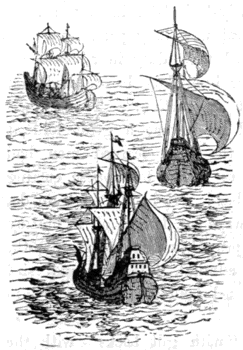 CARAVELS OF CHRISTOPHER COLUMBUS