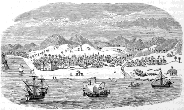 VIEW OF CALICUT IN THE 15TH CENTURY