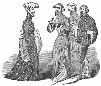 MALE COSTUME IN THE TIME OF RICHARD II.