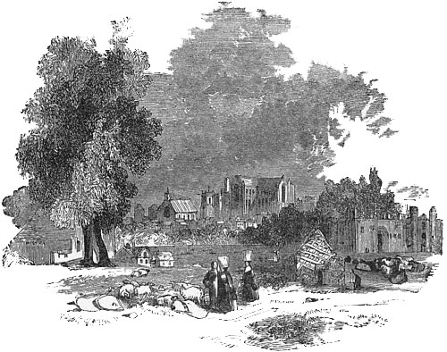 ANCIENT VIEW OF WESTMINSTER.
