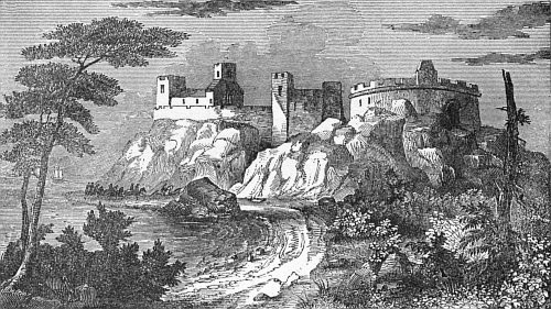 Dunbar Castle—The Residence of Earl Bothwell.