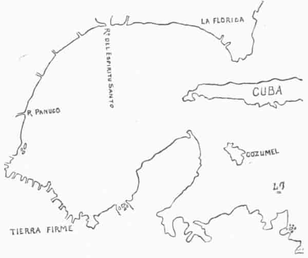 GULF OF MEXICO, 1520.