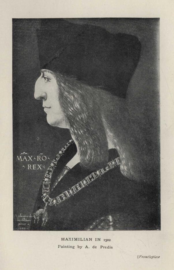 MAXIMILIAN IN 1502 Painting by A. de Predis