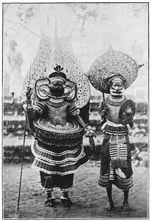 Malayan devil-dancers.