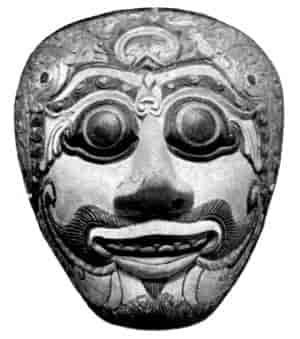 Mask used by Topeng-players