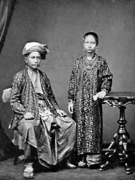 Native nobleman and his wife.