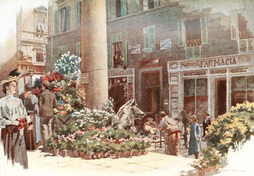 THE FLOWER MARKET, FLORENCE
