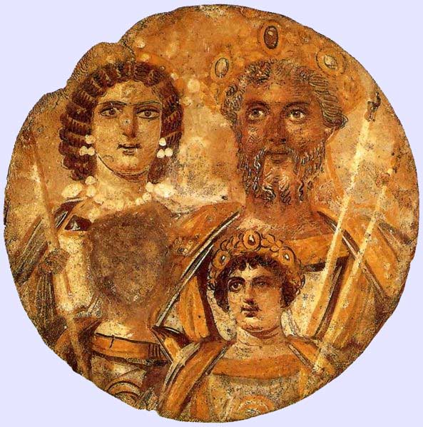 Tondo mit Septimus Severus und seiner Familie