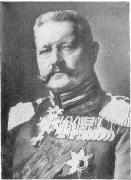 Field Marshal von Hindenberg
