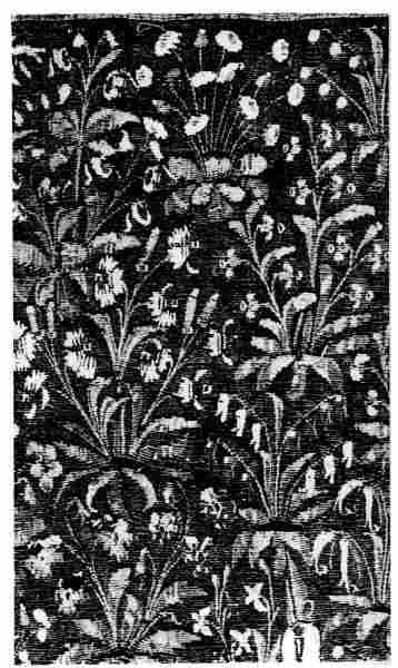 Plate XV.—An example of a Tapestry Field strewn with Flowers.