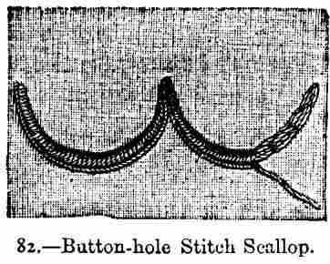 Button-hole Stitch Scallop.