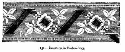 Insertion in Embroidery.