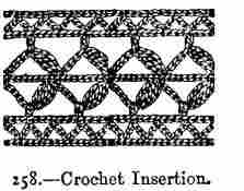 Crochet Insertion.