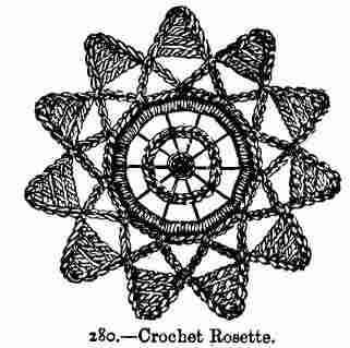 Crochet Rosette.] 