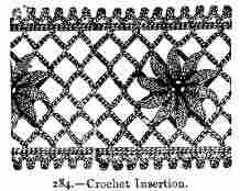 Crochet Insertion.