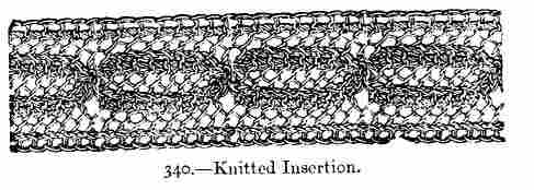 Knitted Insertion.