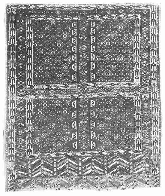 Plate 53. Turkoman Rug with Katchli Pattern