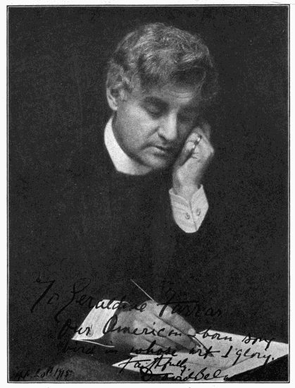 BELASCO, "THAT PAST MASTER OF STAGECRAFT". Signed Photo: To Gerladine Farrar, Our American born, song bird in whose art I glory. Faithfully, David Belasco.
