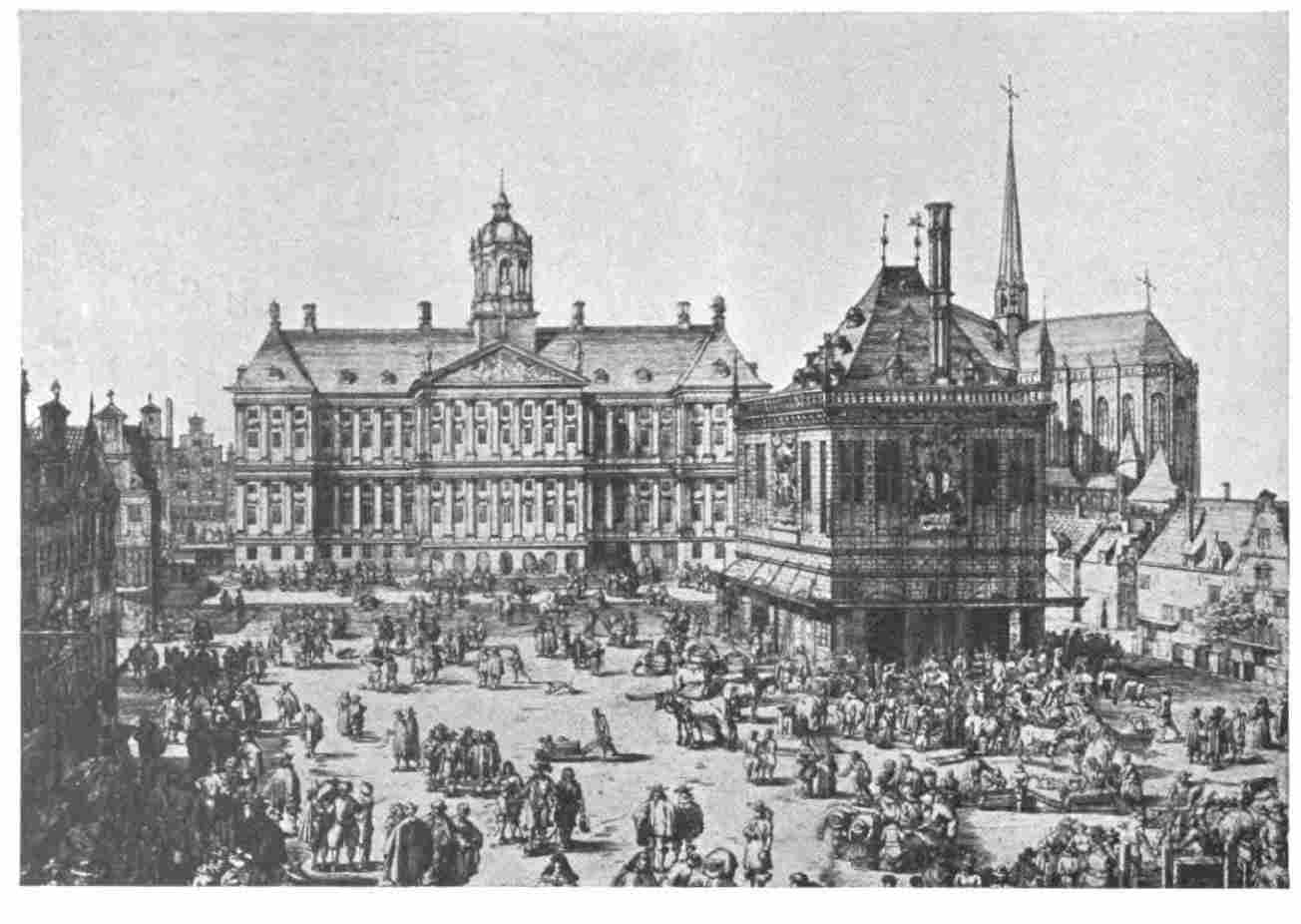 Plate 4. The New Town-Hall in Amsterdam, about 1660.