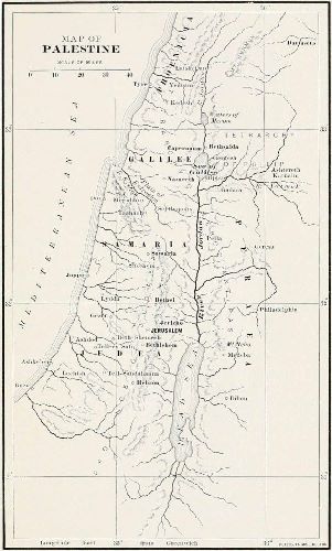MAP OF PALESTINE