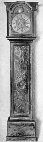 Long-Case Clock With Lacquer