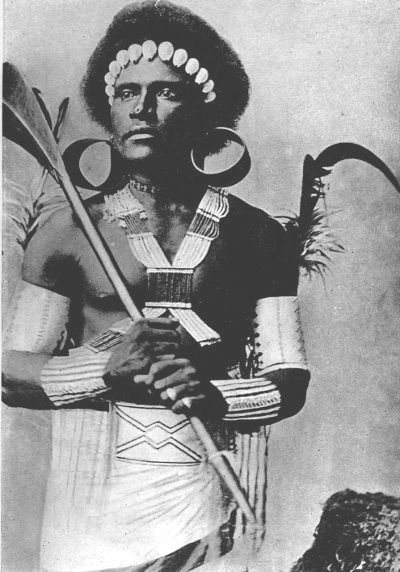 A Fijian warrior