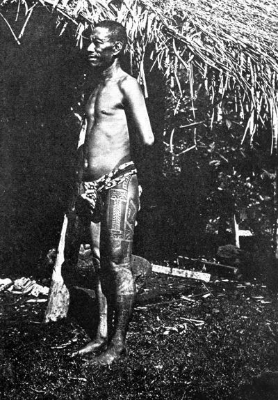 The best surviving example of Marquesan tatooing