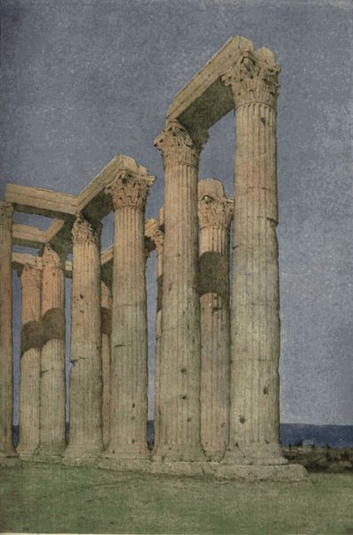 THE TEMPLE OF THE OLYMPIAN ZEUS AT ATHENS