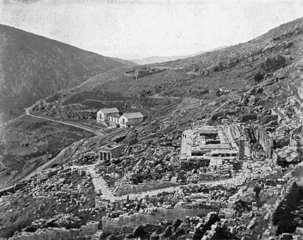 DELPHI—GULF OF CORINTH IN THE DISTANCE