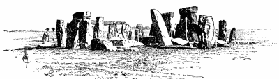 Illustration: STONEHENGE, ON SALISBURY PLAIN Probably the ruins of a temple of the native Britons